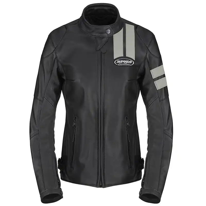 Promozione Esclusiva Giacca Pelle Donna Spidi Roar nero-38