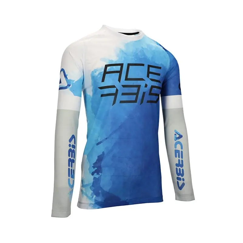 Maglia Acerbis J-Windy Vent Watermark blu-S Compra Adesso
