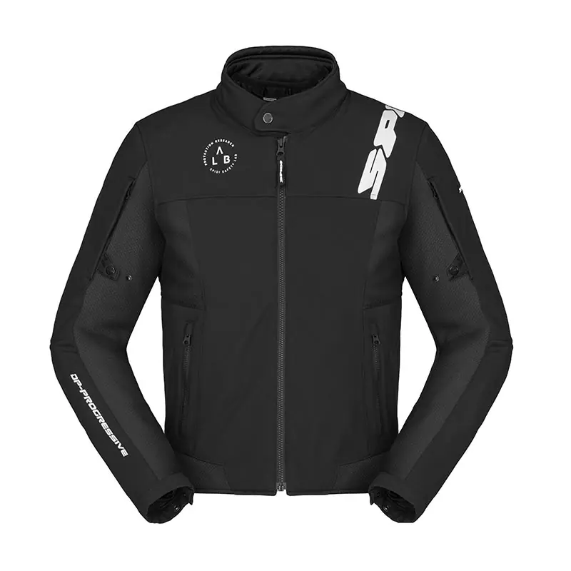 Giacca Spidi Corsa Tex nero bianco-S Sconto