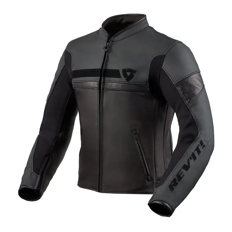 Giacca Pelle Rev'It Mile nero-46 Professionale