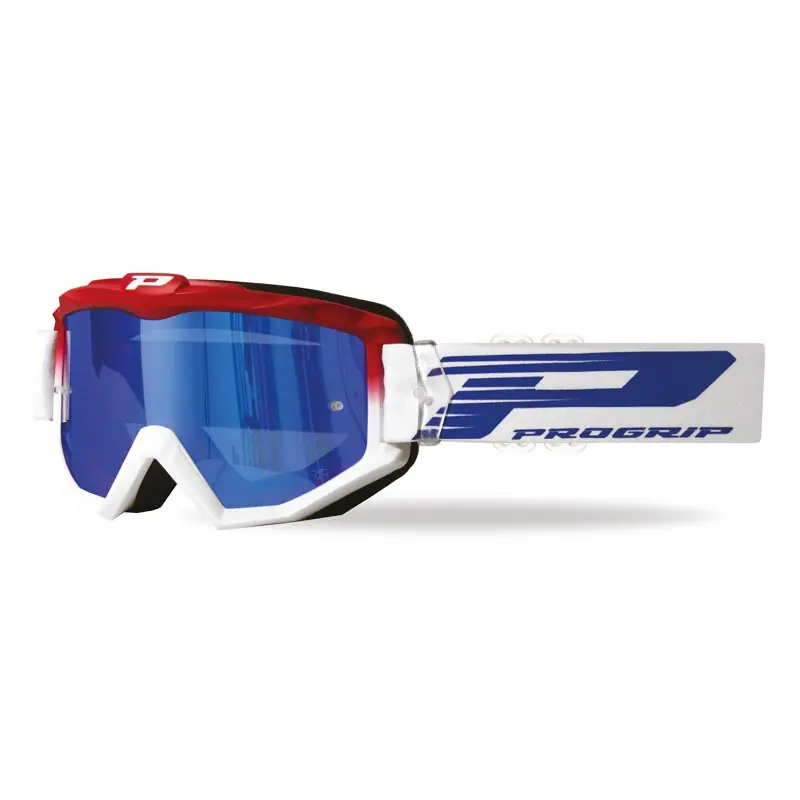 Maschera Progrip 3201 Atzaki Dual bianco nero- Prezzo Di Fabbrica