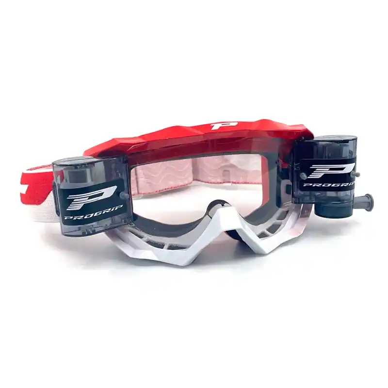 Maschera Progrip 3200 RO Roll Off rosso bianco- A Buon Prezzo