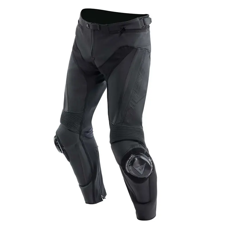 Reso Gratuito Pantaloni Pelle Dainese Delta 4 S/T nero bianco-28