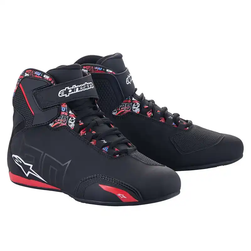 Direttamente Dal Produttore Scarpe Alpinestars FQ20 Sektor nero rosso-7,5