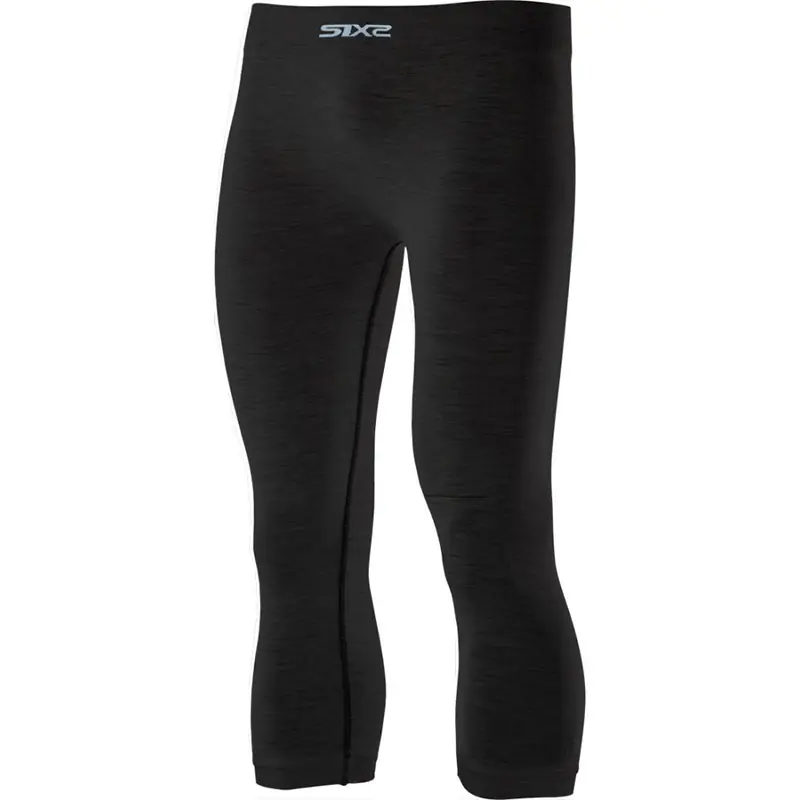 Soddisfatti O Rimborsati Pantaloni SIX2 PNX 3/4 Merinos wool nero-S/M