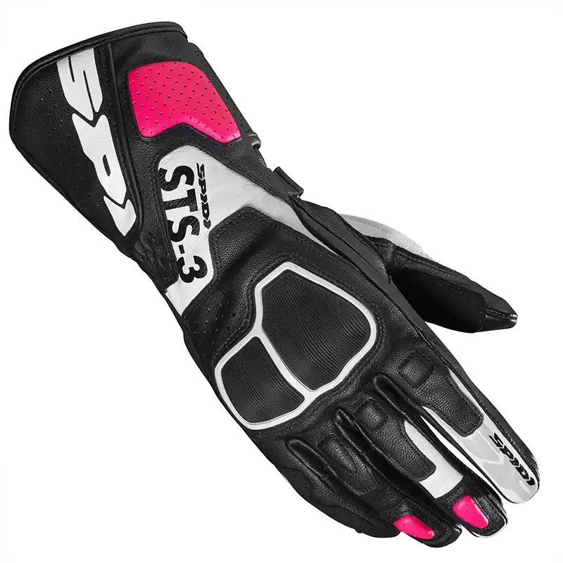 Saldi Guanti Pelle Donna Spidi STS-3 rosa-XS