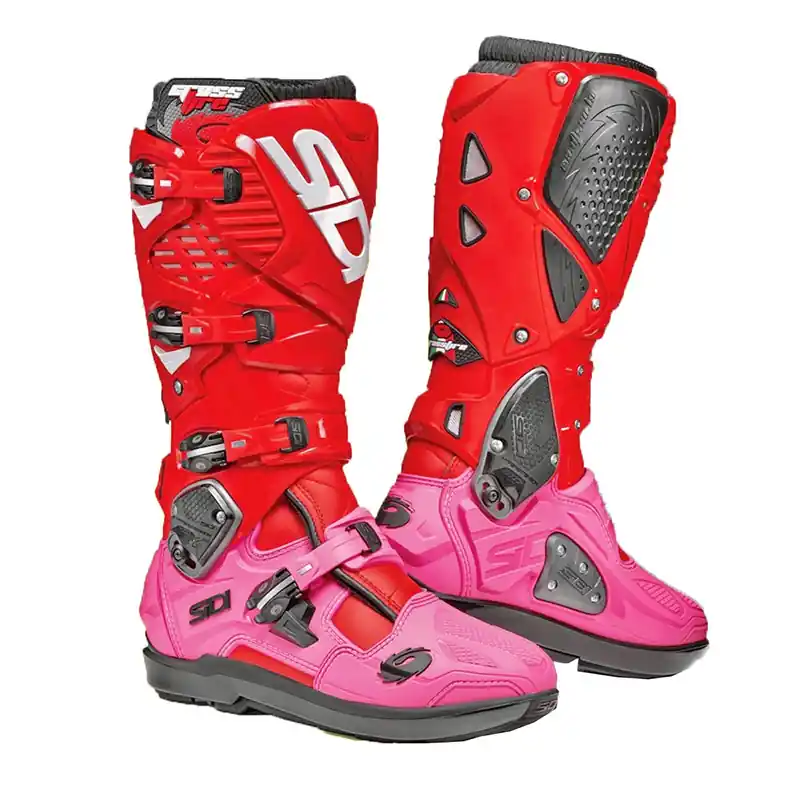Promozione Esclusiva Stivali Sidi Crossfire 3 SRS Limited Edition rosso rosa-45