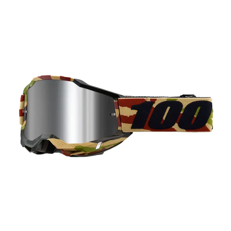 Maschera 100% Accuri 2 Mission specchiato argento- Prezzo Di Fabbrica