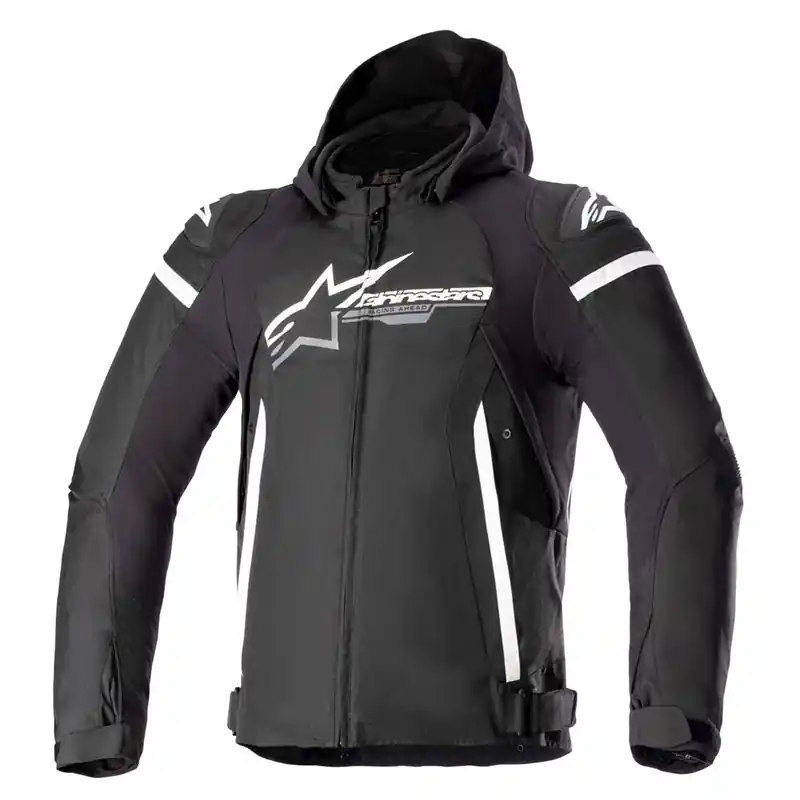 Giacca Alpinestars Zaca Waterproof nero bianco-S Prezzo Conveniente