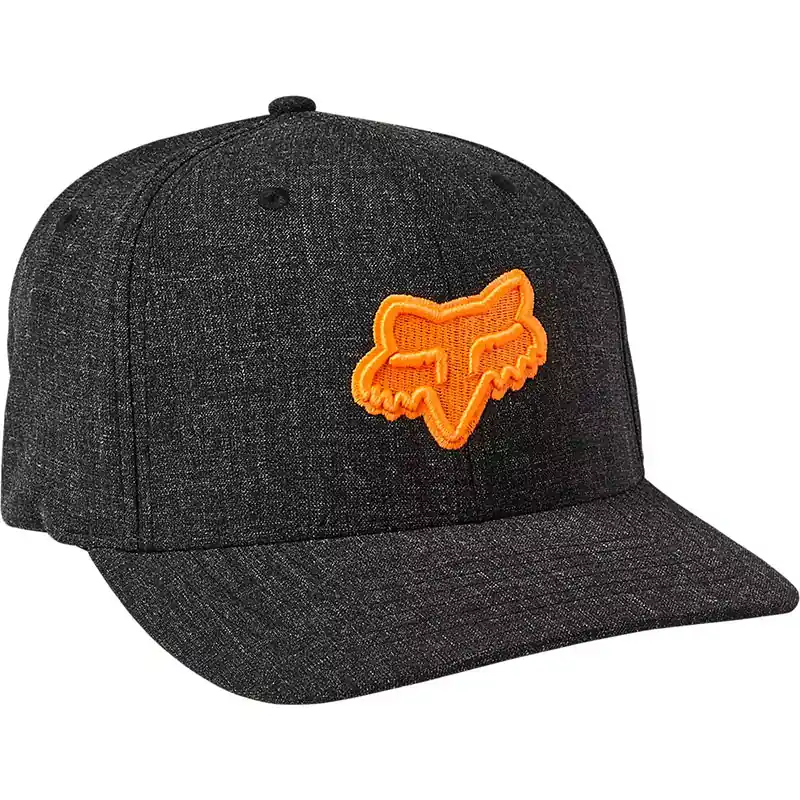 Cappello Fox Transposition Flexfit nero arancio-L/XL Offerta Limitata