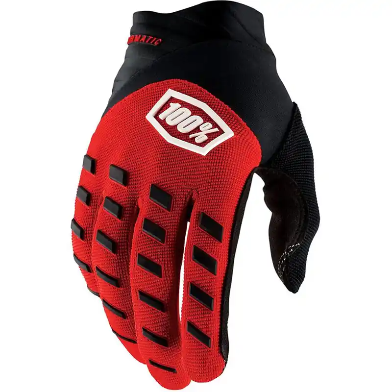Guanti 100% Airmatic Youth rosso nero-S Miglior Prezzo