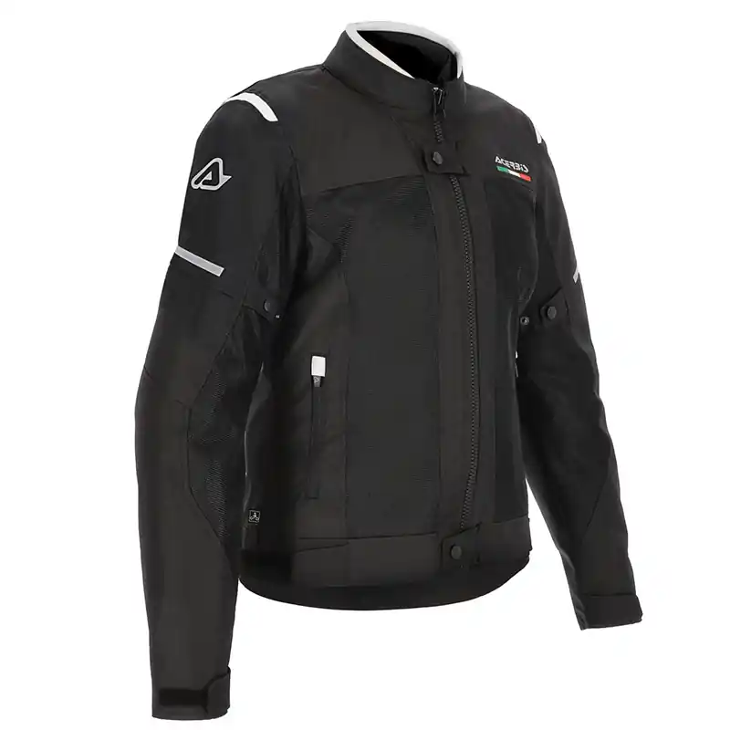 Solo Oggi Giacca Donna Acerbis Ruby nero bianco-XS