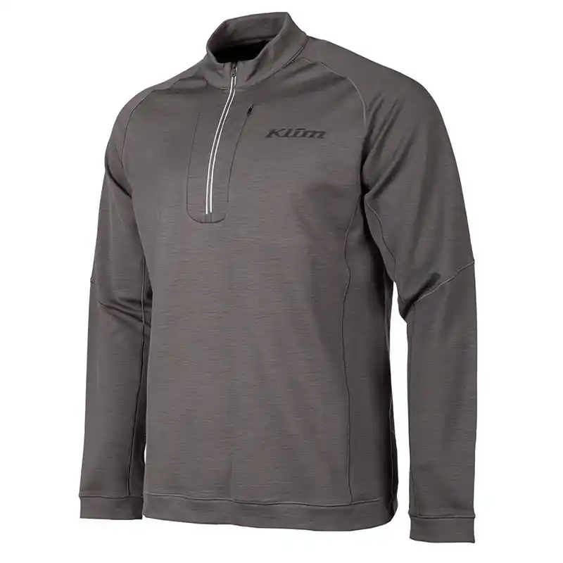Prezzo Di Fabbrica Maglia Klim Teton Merino Wool 1/4 Zip asphalt-S