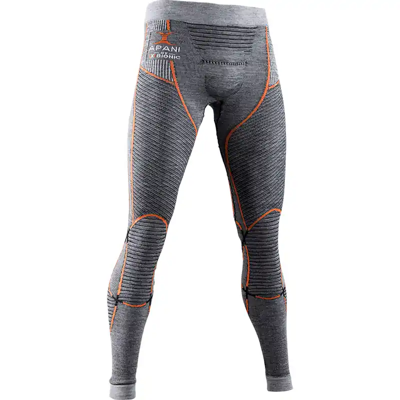 Pantaloni X-Bionic Merino arancio grigio-S Ultime Pezzi