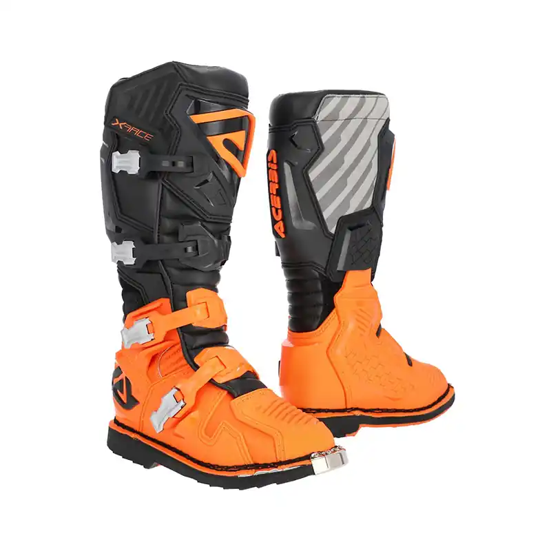 Stivali Acerbis X Race arancio grigio-40 Economico