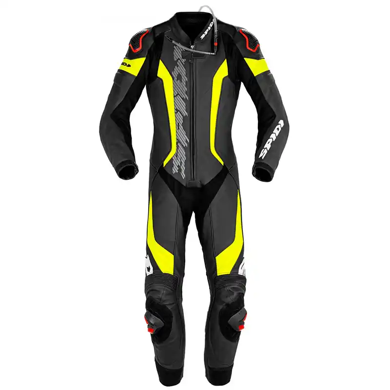 Pagamento Sicuro Tuta Spidi Laser Pro Perforated nero giallo fluo-46