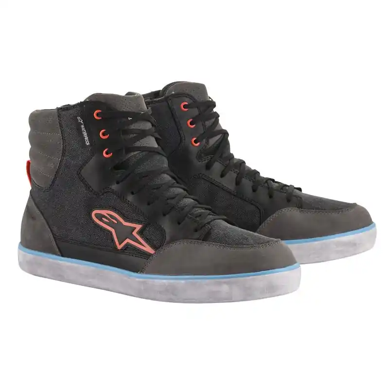 Scarpe Alpinestars J-6 Waterproof CNV grigio blu-6 Popolare