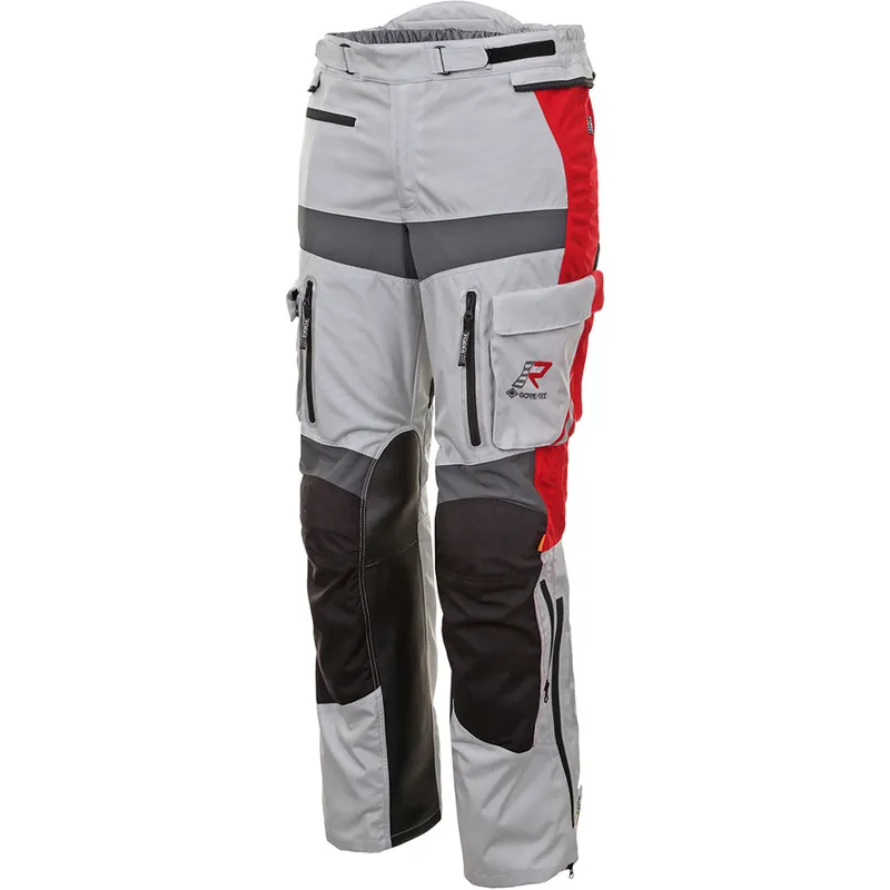 Più Venduto Pantaloni Rukka Offlane Standard C2 grigio rosso-50