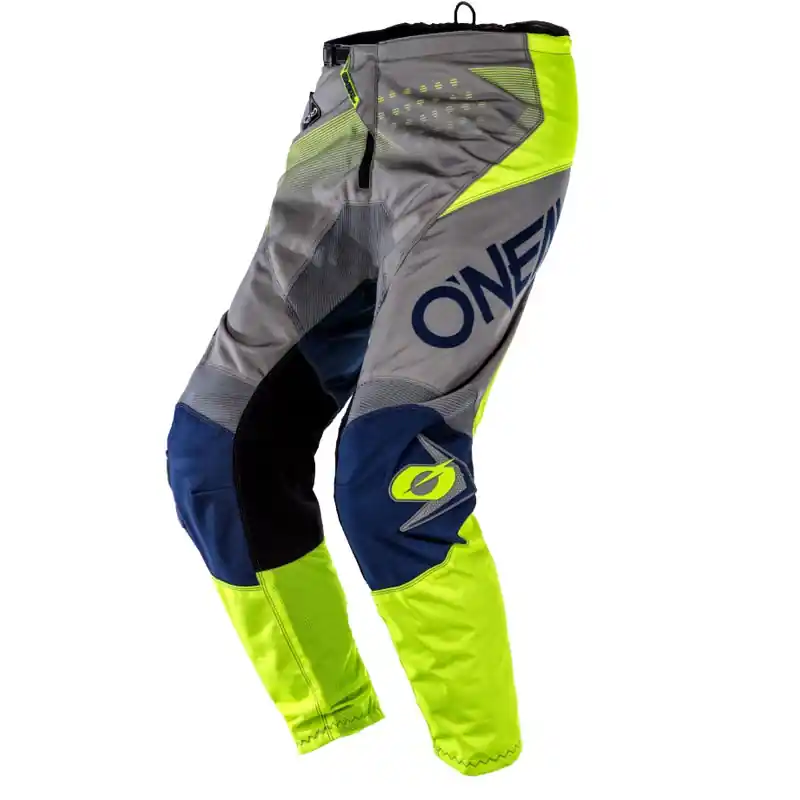 Offerta Lampo Pantaloni Cross O'neal Element Factor grigio blu giallo-32