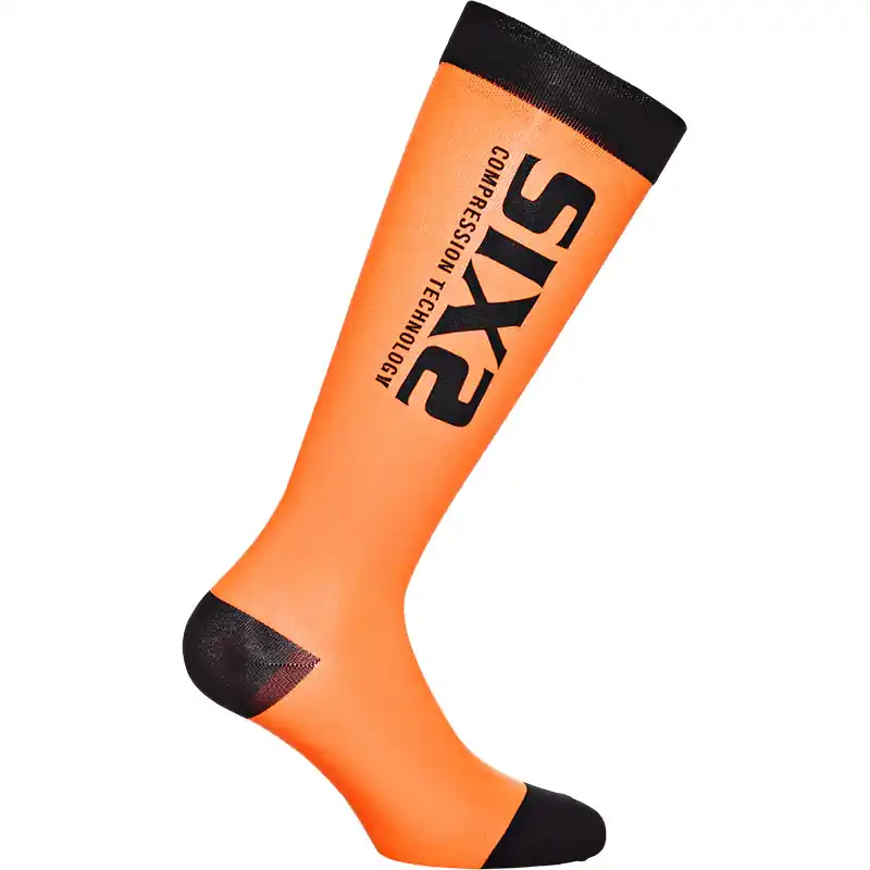 Offerta Speciale Calze SIX2 Recovery arancio nero-XS