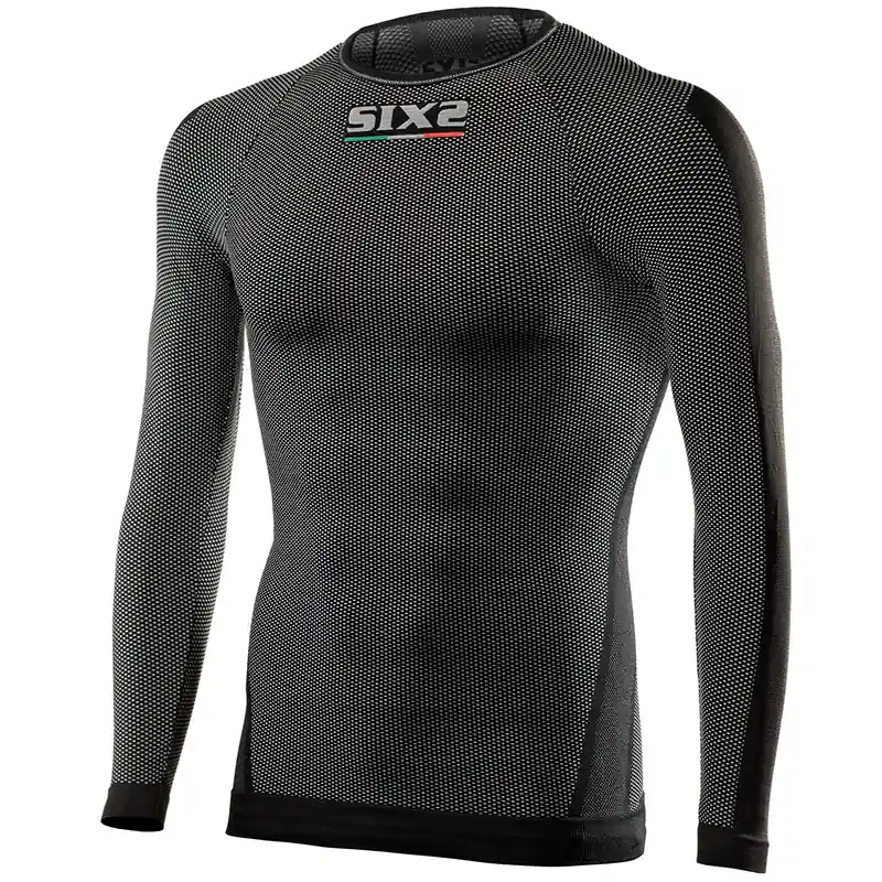 Girocollo Maniche Lunghe Six2 TS2 4stagioni nero-XS/S Offerta Speciale