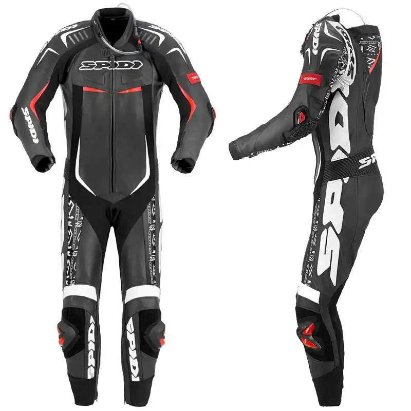 Prezzo Ridotto SPIDI TUTA IN PELLE TRACK WIND REPLICA EVO Nero-46