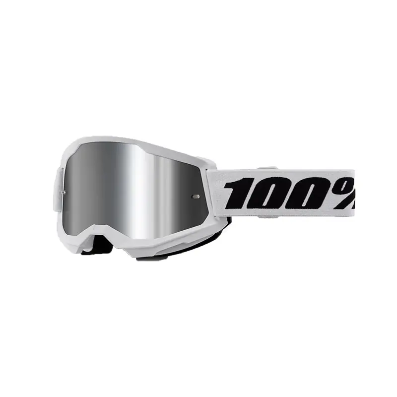 Maschera 100% Strata 2 Youth bianco argento- Ultime Pezzi