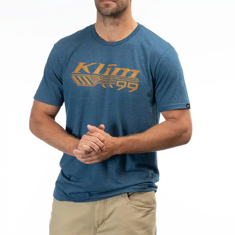 Maglia Klim Foundation Tri-Blend blu- Professionale