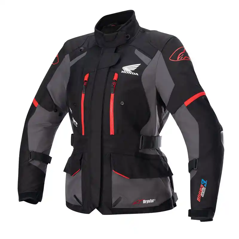Giacca Alpinestars Honda Stella Andes V3 Drystar nero- Soddisfatti O Rimborsati
