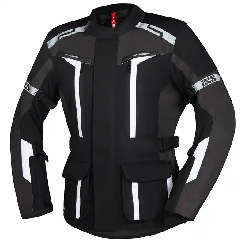 Più Venduto Giacca IXS Tour Evans ST 2.0 nero grigio bianco-