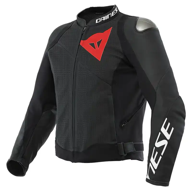 Offerta Speciale Giacca Pelle Dainese Sportiva Perforated nero-