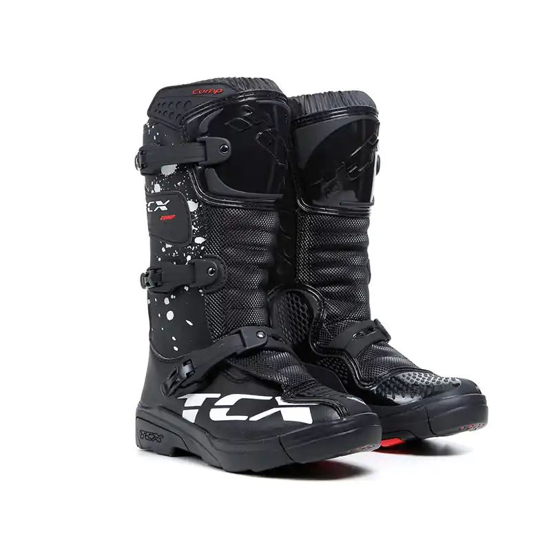 Pagamento Sicuro Stivali TCX Comp Kid nero bianco-