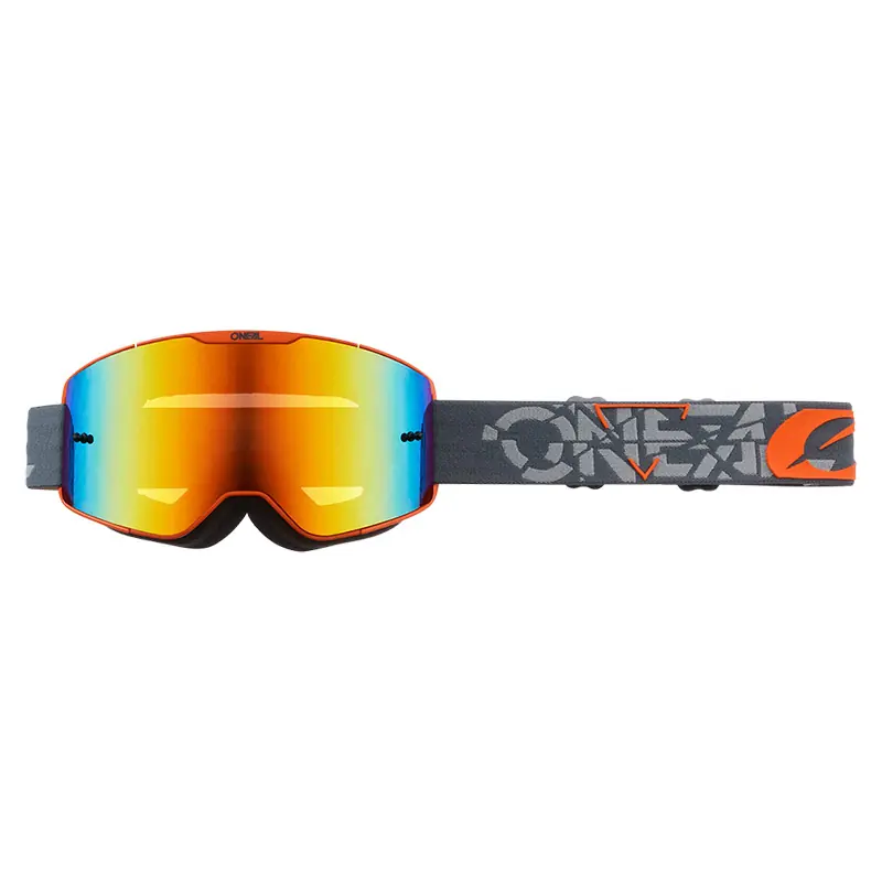 Maschera O Neal B-20 Strain V.22 grigio arancio- Offerta Limitata