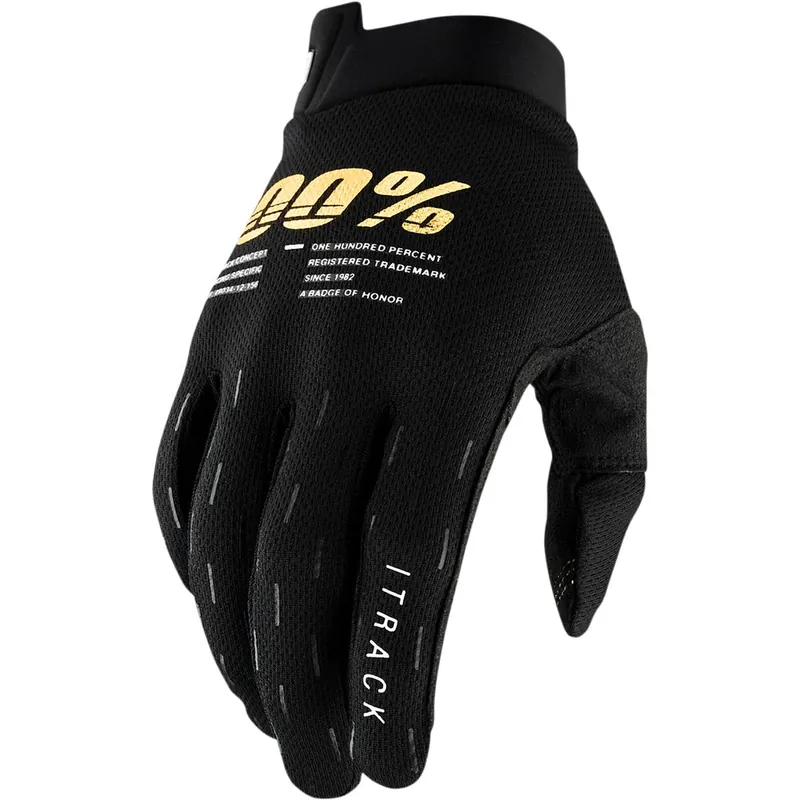 Guanti 100% iTrack nero- Professionale
