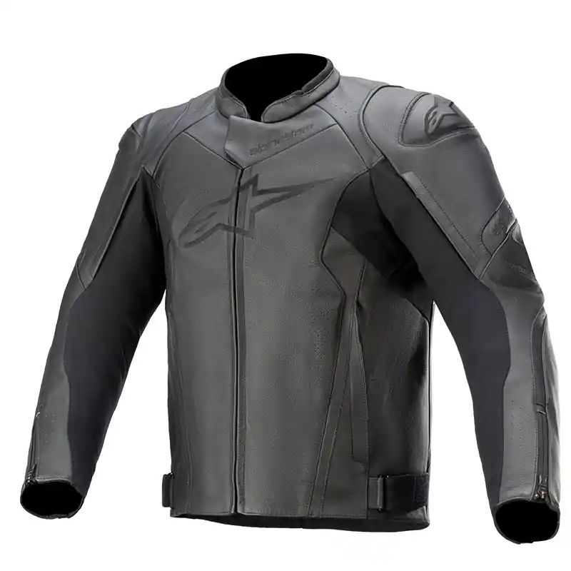 Giacca Pelle Alpinestars Faster V2 nero- Di Tendenza