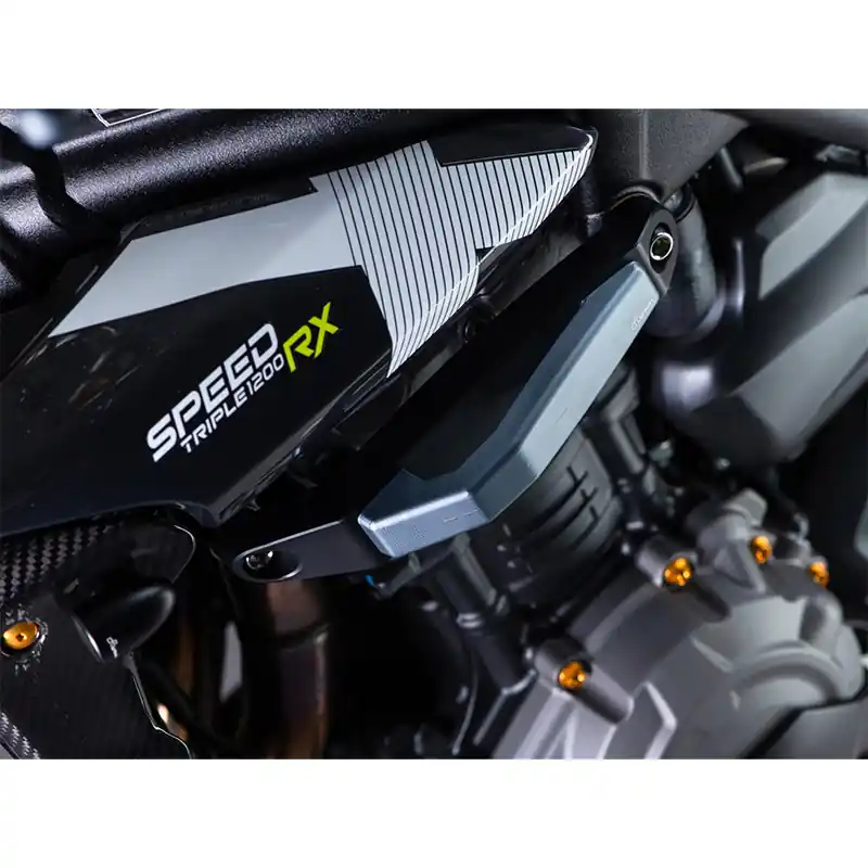 Spedizione Gratuita Kit Protezione Telaio Lightech Triumph grigio-