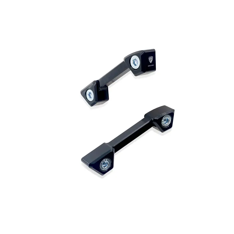 Piastre Copri-Fori Cnc Racing Ducati V2 2025 nero- Novità