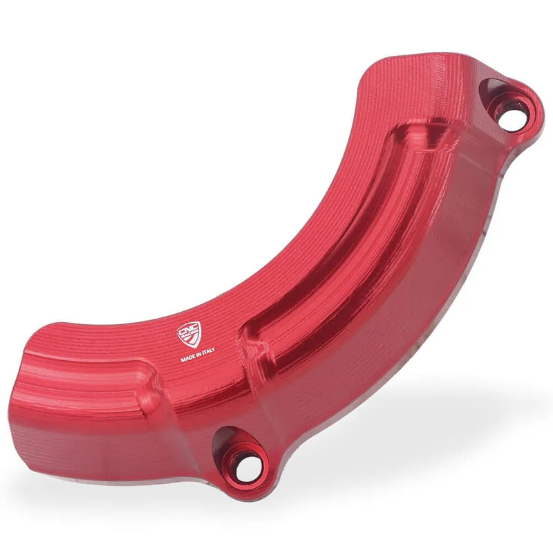 A Buon Prezzo Cnc Slider protezione cover frizione Ducati V2 MY2025 rosso-
