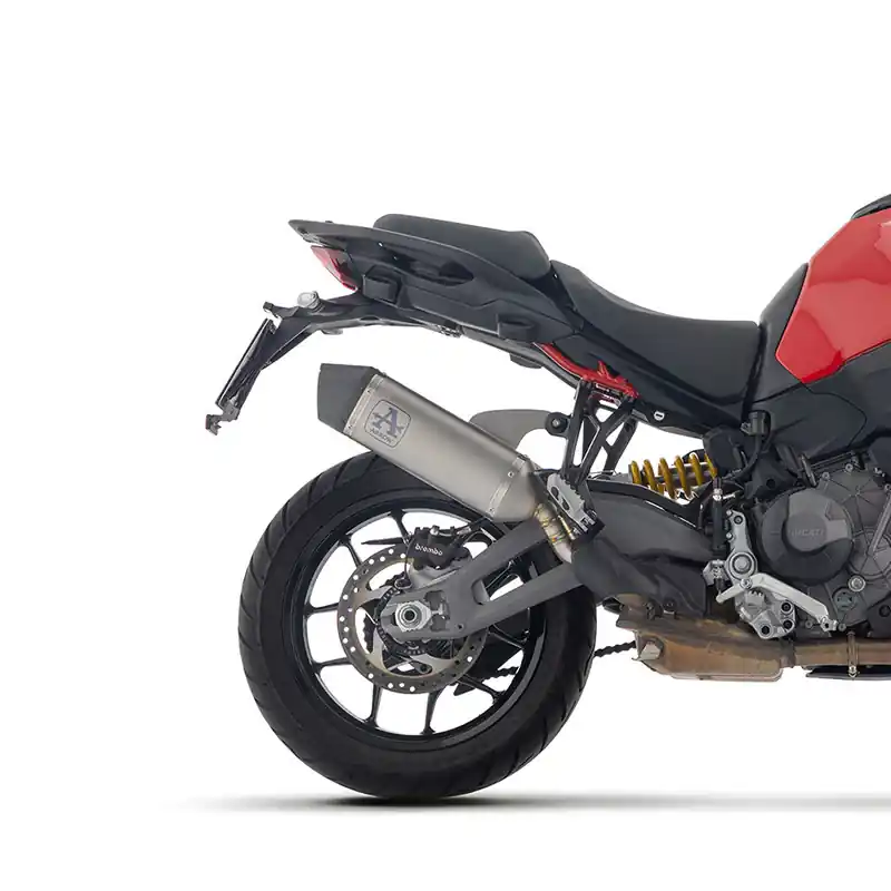 Spedizione Espresso Arrow Veloce Titanio Omologato Slip On MTS V2 25-