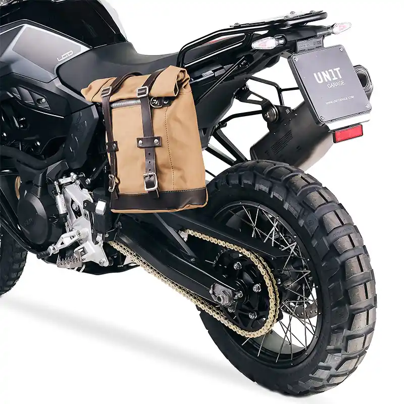 Borsa Laterale Unit Garage Canvas F900 GS beige- Nuovo Arrivo