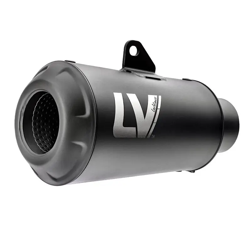 Super Prezzo LeoVince LV-10 Full Black ECE Slip On Scrambler 800-