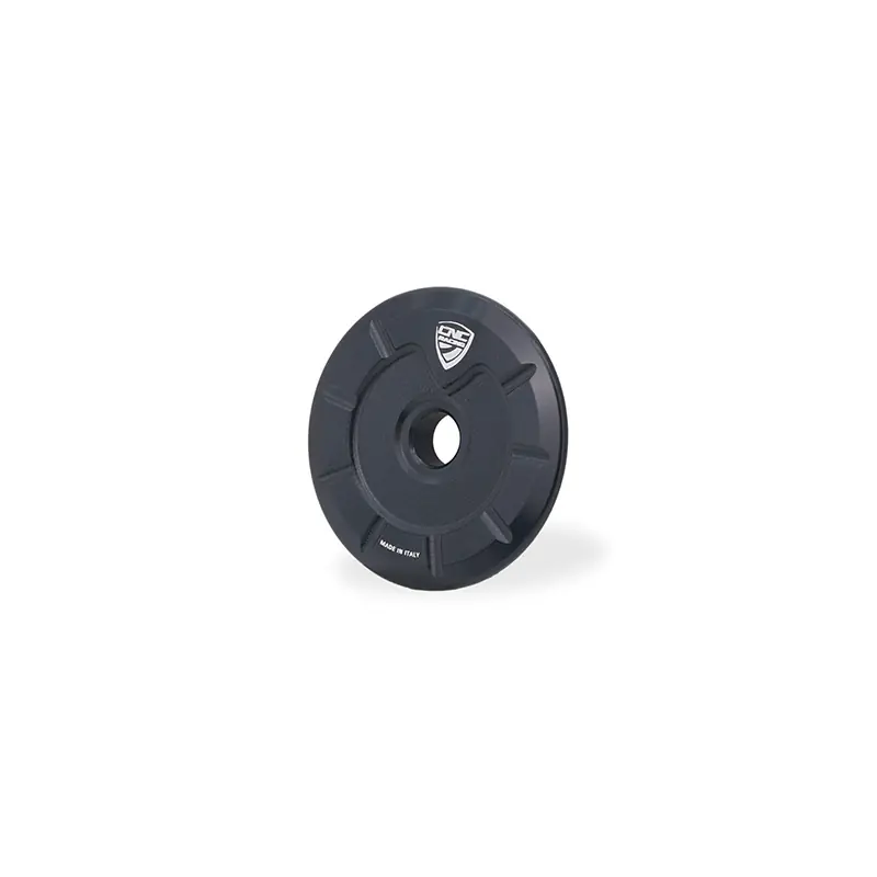 Tappo Ghiera di Sterzo Cnc Racing Panigale V4 nero- Prezzo Scontato