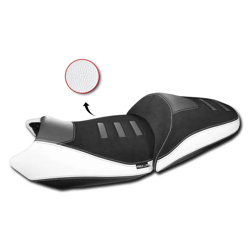 Sella Isotta Comfort Rialzata BMW R 1300 GS bianco- Novità