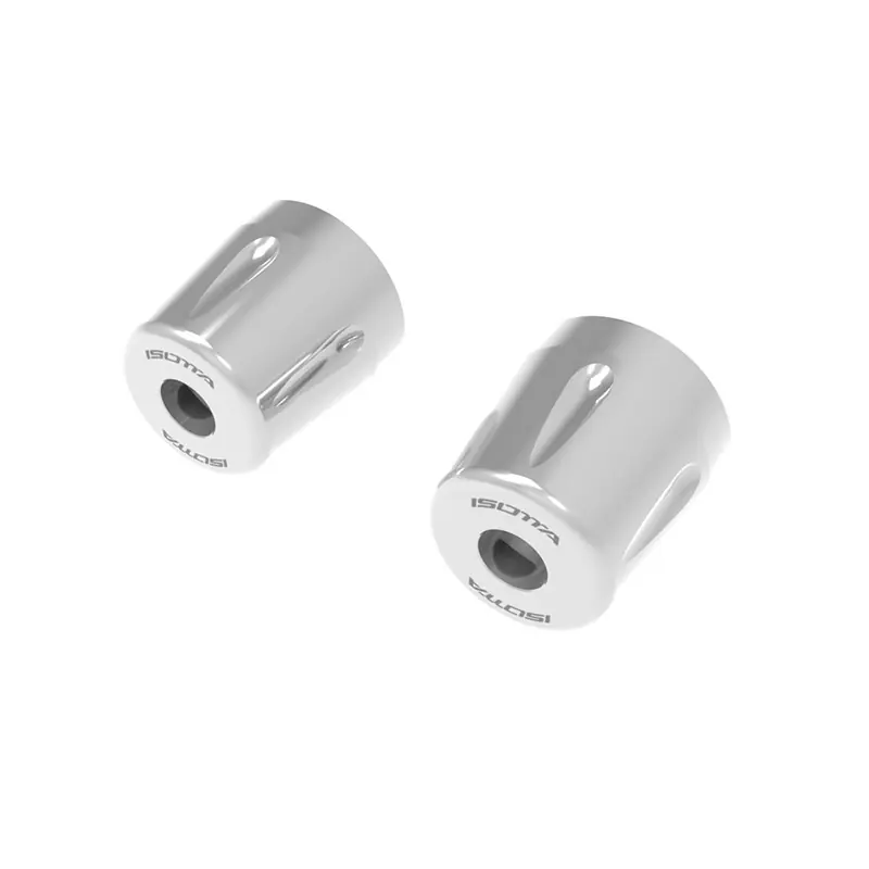 Contrappesi Manubrio Isotta V100 Mandello argento- Professionale