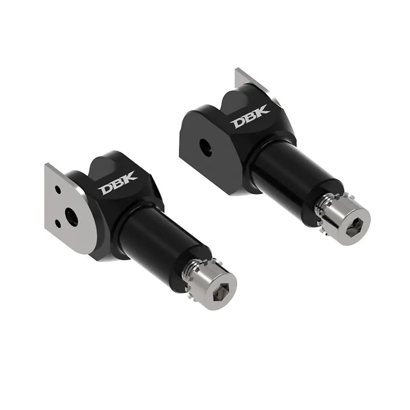 Kit Attacchi Pedali Passeggero Dbk Ducati nero- Spedizione Espresso