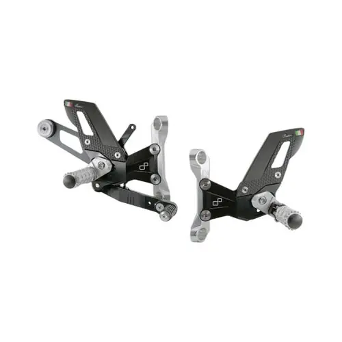Nuova Collezione Pedane Lightech Poggiapiedi Snodato Bmw M1000 RR-