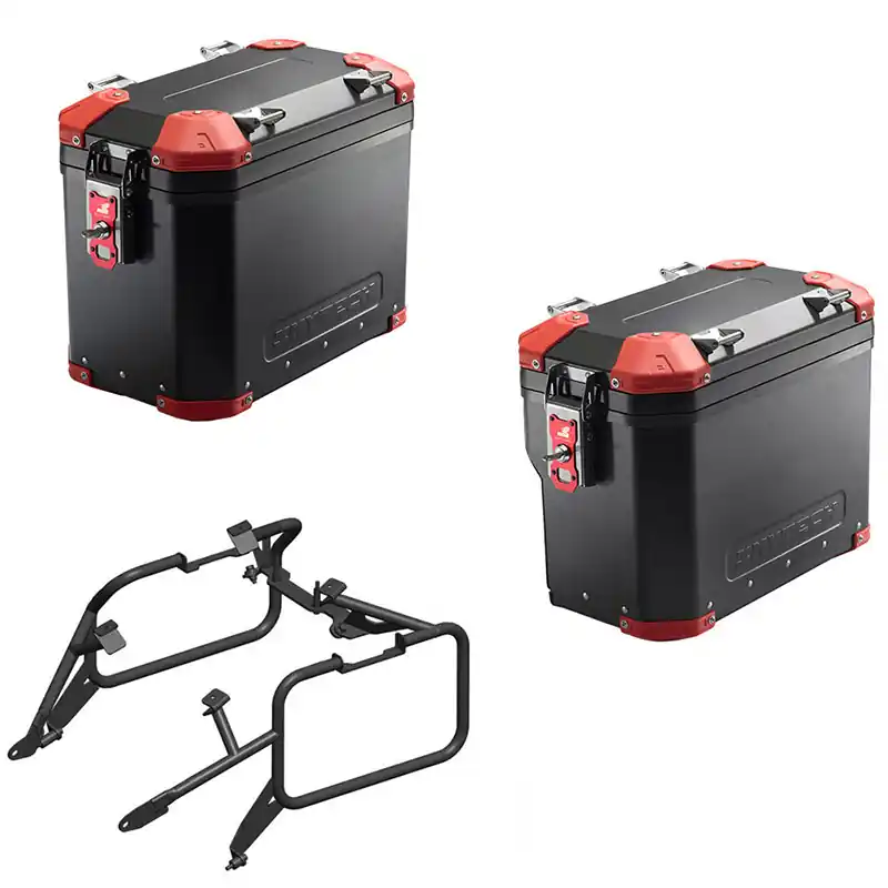 Valigie My Tech Model-X 32-39 Multistrada V4 rosso- Occasione