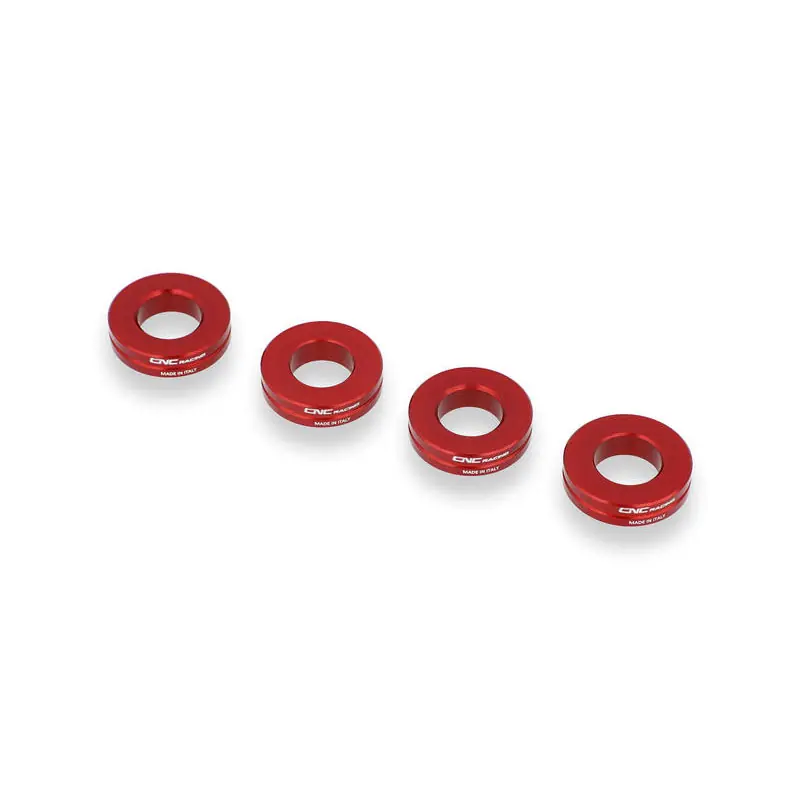 Offerta Lampo Kit Distanziali Pinze Freno CNC Racing IFD01 rosso-