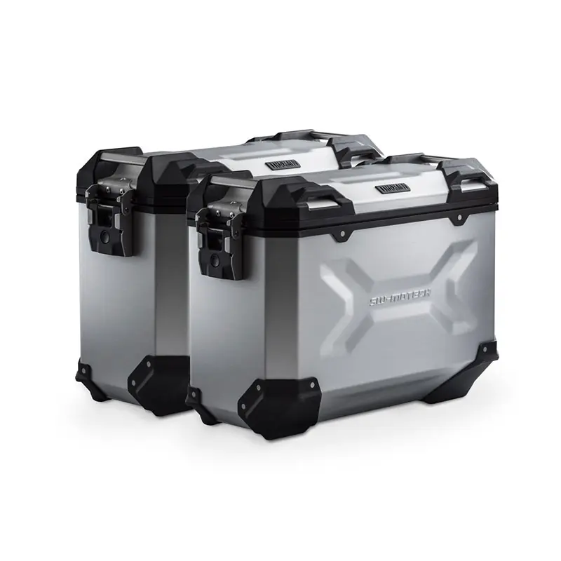 Kit Valigie Sw Motech Trax ADV 37 Versys 1000 argento- Di Tendenza
