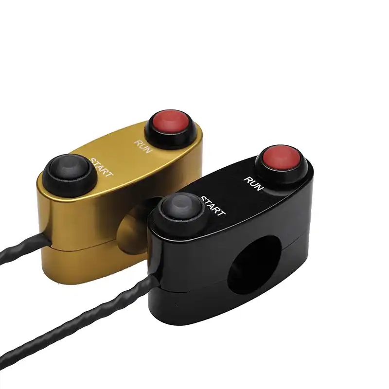 Ultimissimo Modello Pulsantiera Destra STM 2 Pulsanti oro-